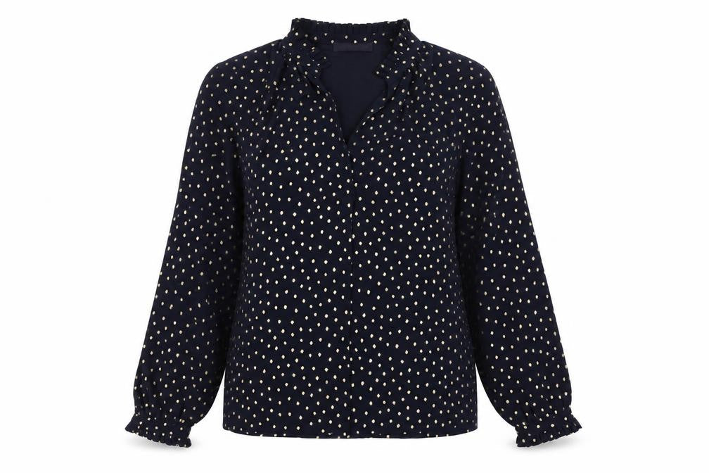 Womens UK Size 12 Marks and Spencer Blue Basic Blouse