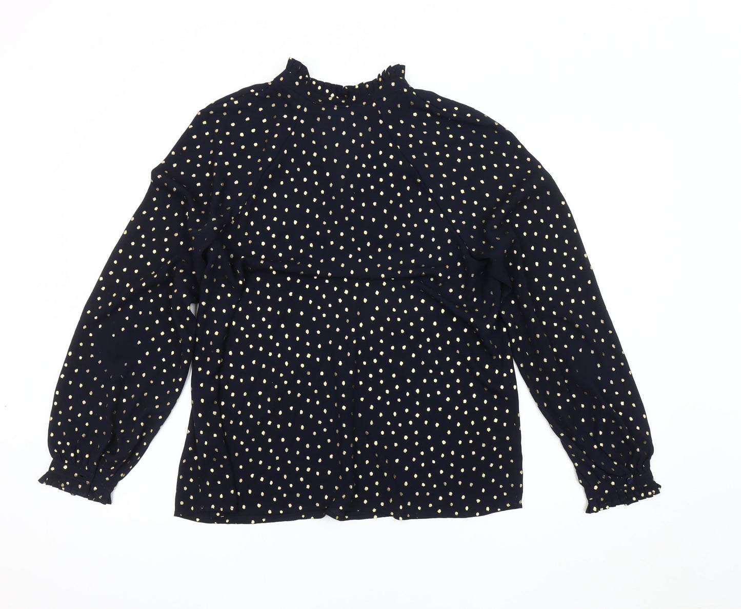 Womens UK Size 12 Marks and Spencer Blue Basic Blouse