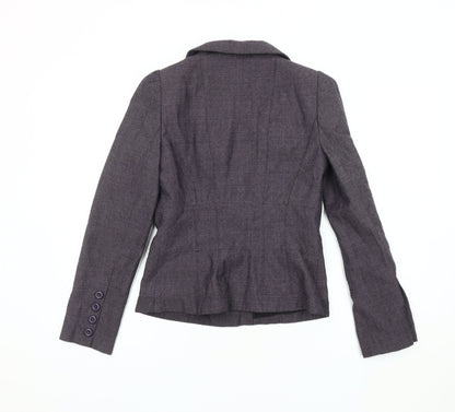 Next Women's Grey Blazer Size 8, Lined, Very Good Condition