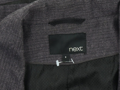 Next Women's Grey Blazer Size 8, Lined, Very Good Condition
