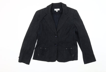 Oscar B. Women's Black Blazer, Size 12, Regular Fit