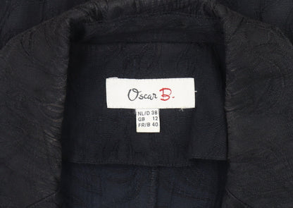 Oscar B. Women's Black Blazer, Size 12, Regular Fit