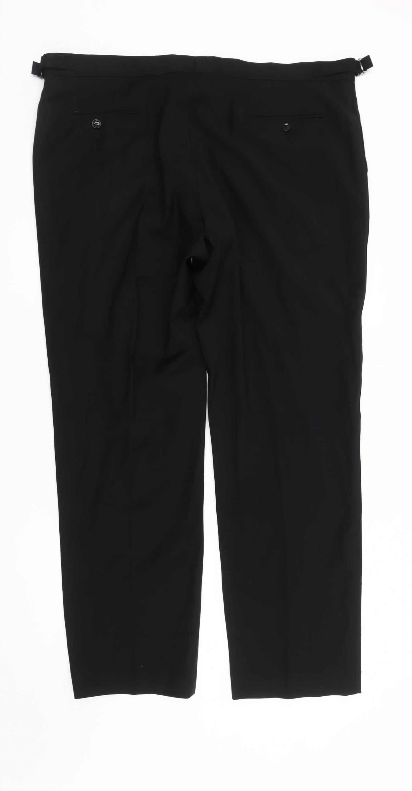 Marks and Spencer Men's Black Wool Trousers 40R Formal