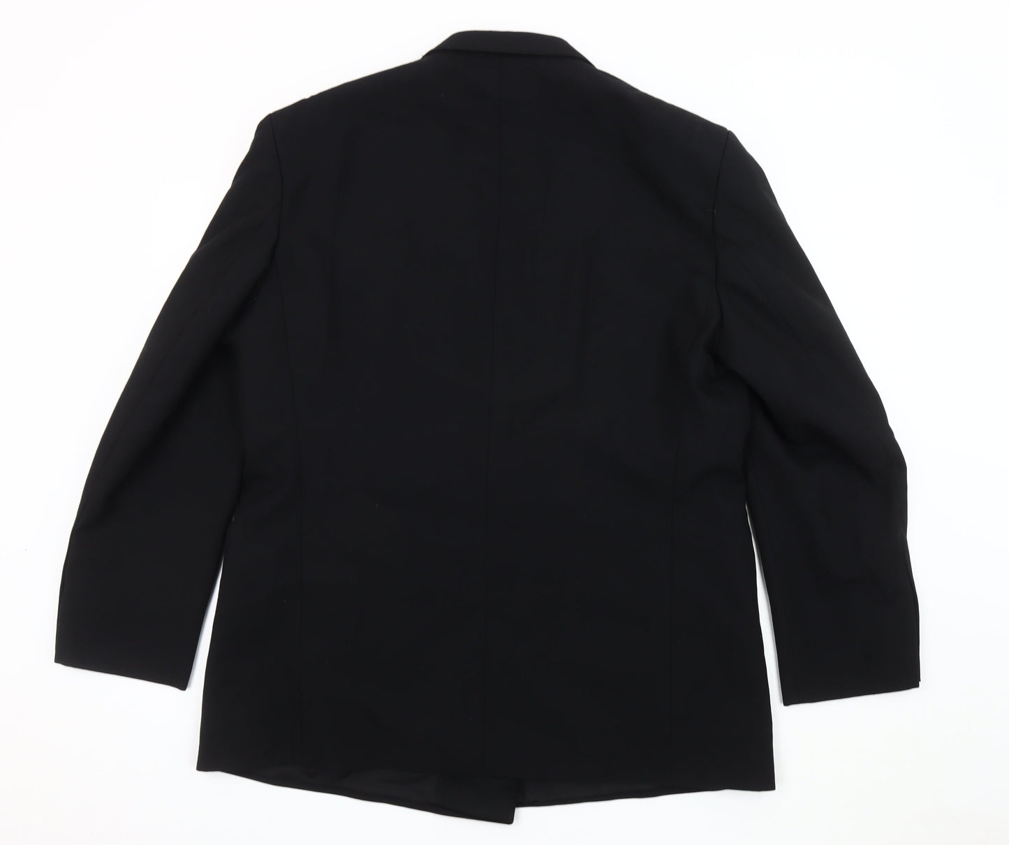 Mens UK Size 44 St Michael Regular Black Suit Tuxedo
