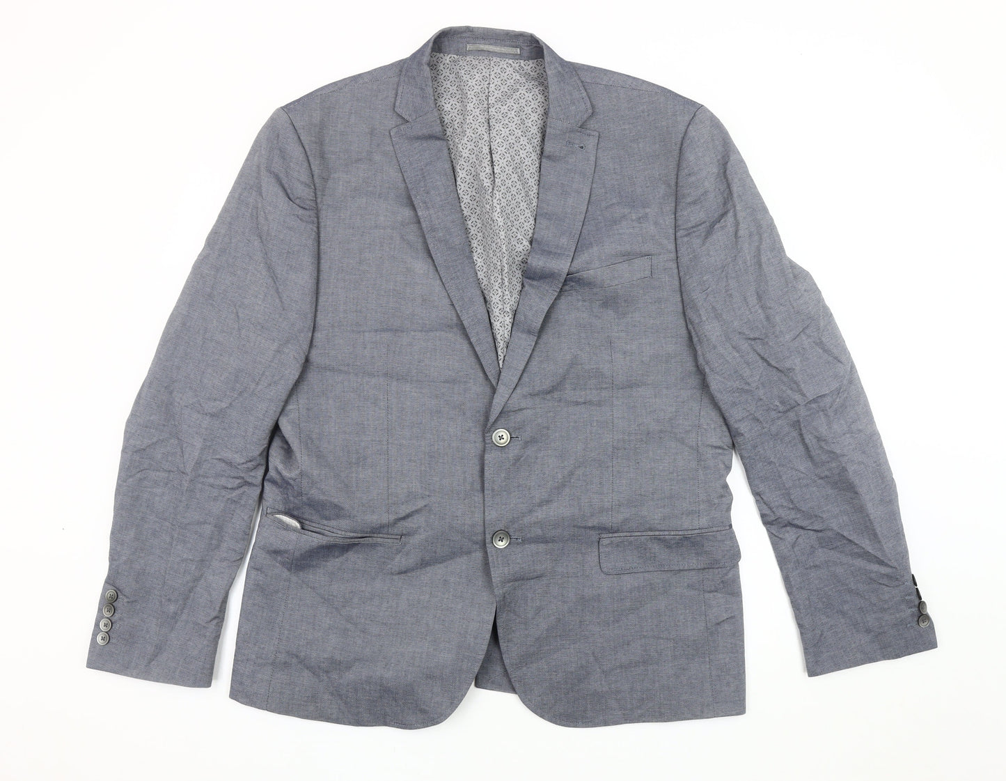 Mens UK Size 44 NEXT Regular Blue Suit Jacket
