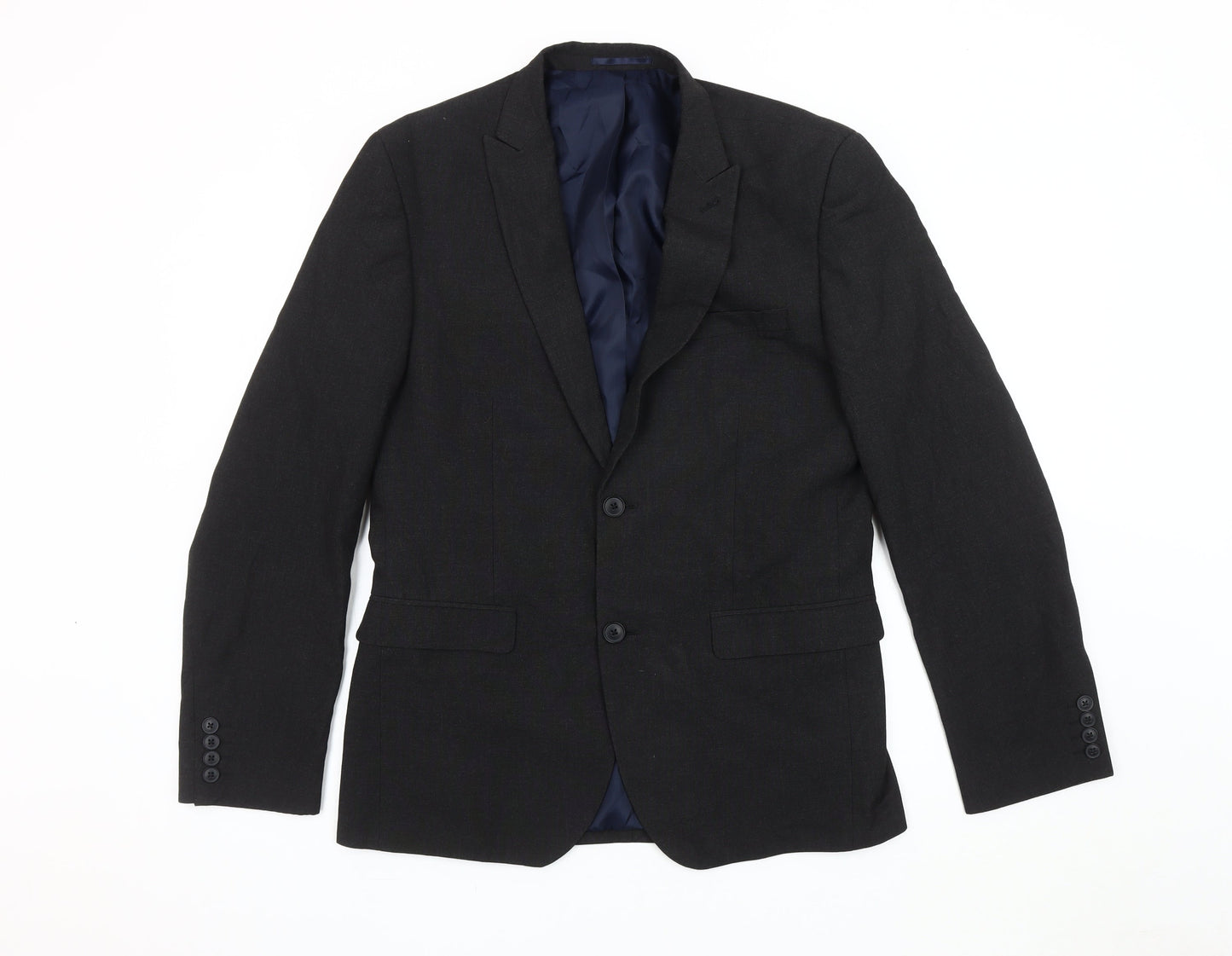 Mens UK Size 40 NEXT Regular Black Suit Jacket
