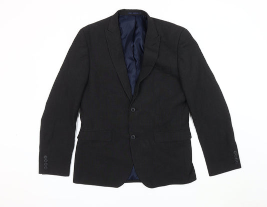 Mens UK Size 40 NEXT Regular Black Suit Jacket
