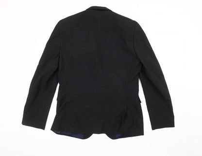 Mens UK Size 40 NEXT Regular Black Suit Jacket