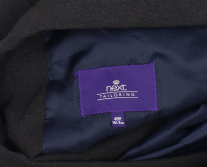 Mens UK Size 40 NEXT Regular Black Suit Jacket