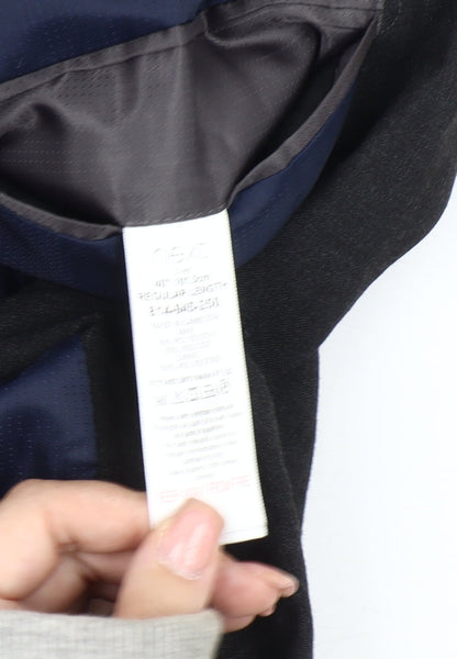 Mens UK Size 40 NEXT Regular Black Suit Jacket