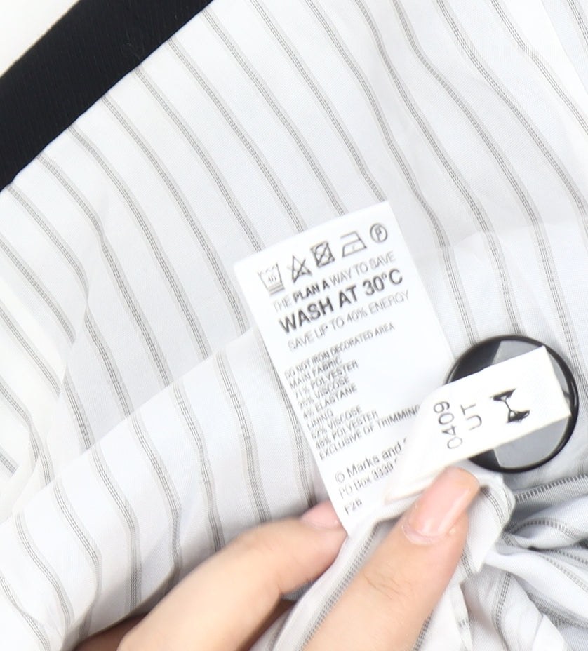 Marks and Spencer Women's Black Blazer Jacket Size 8