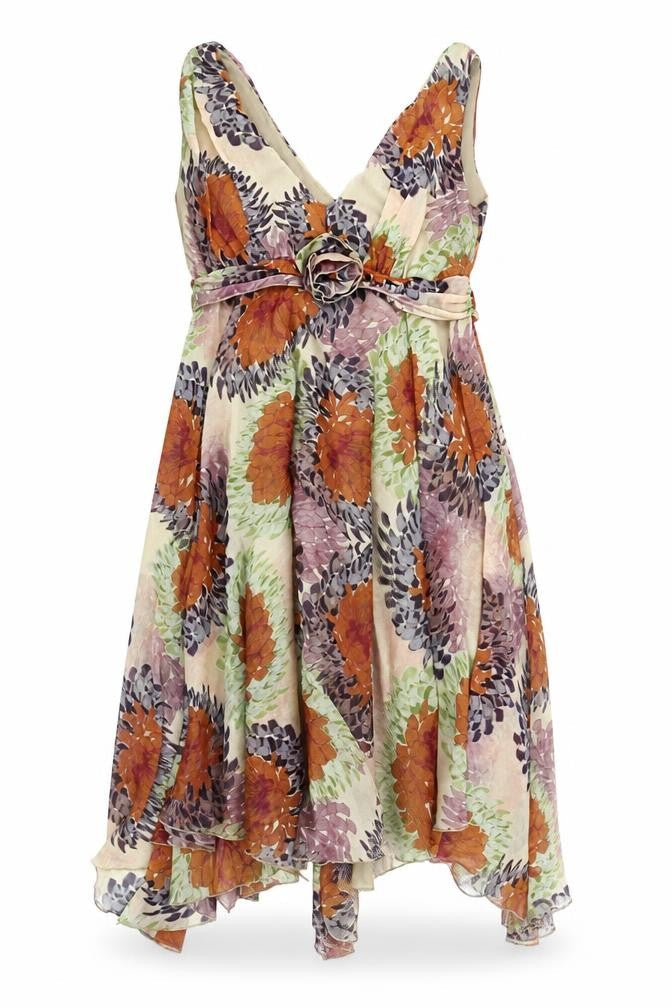 Principles Women's Multicoloured A-Line Hi-Low Dress Size 10