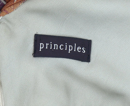 Principles Women's Multicoloured A-Line Hi-Low Dress Size 10