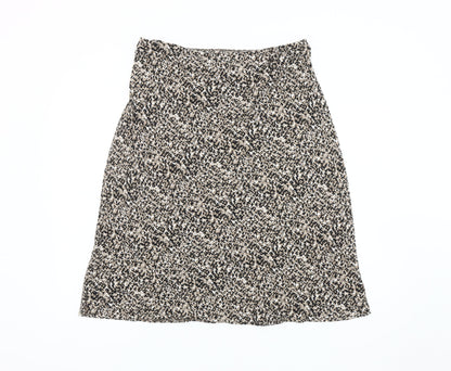 Marks and Spencer Animal Print Knee Length Skirt, Size 14