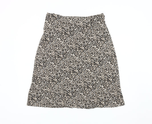 Marks and Spencer Animal Print Knee Length Skirt, Size 14