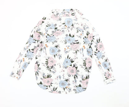 H&M Women’s Multicoloured Floral Blouse Size 10