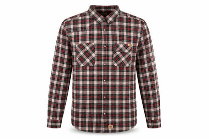 Hoi Polloi Men's Red Plaid Button-Up Shirt L