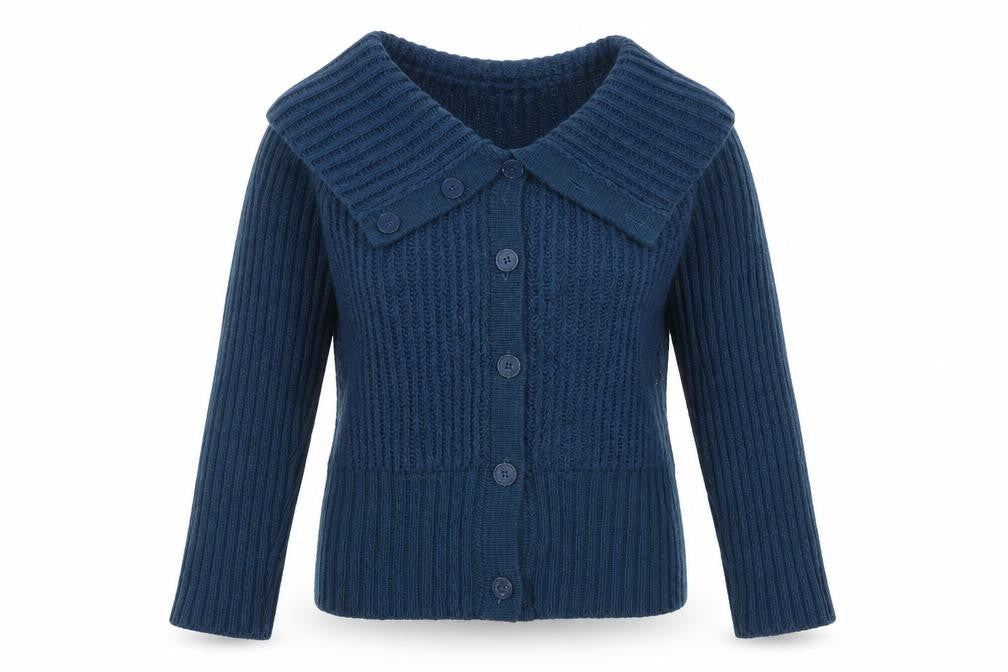 Womens UK Size M Per Una Blue Cardigan Jumper