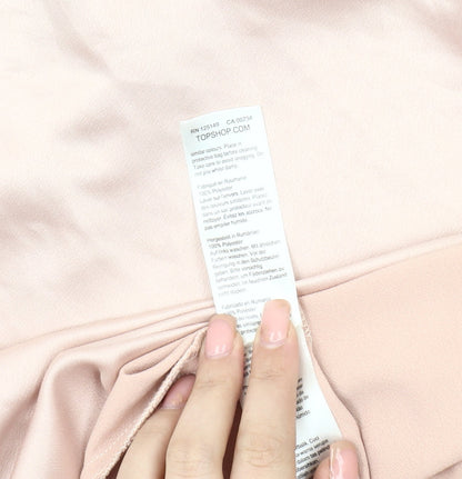 Topshop Women Pale Pink Slip Dress Size 10
