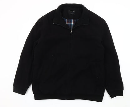 Mens UK Size XL Greenwoods Black Basic Jacket