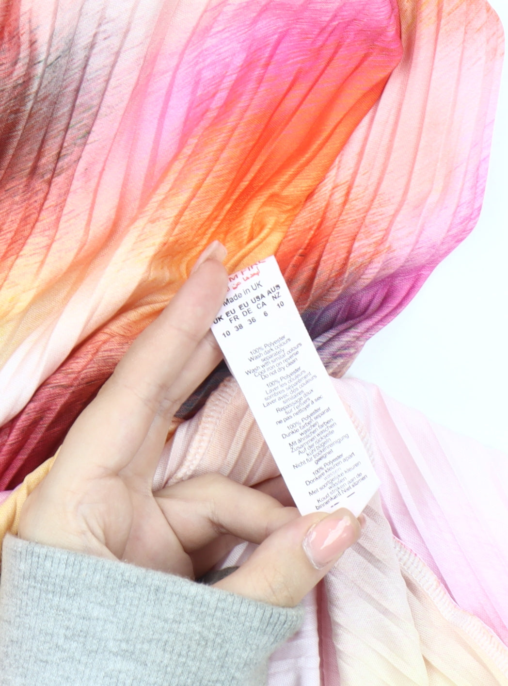 PrettyLittleThing Women's Multicoloured One-Shoulder Dress