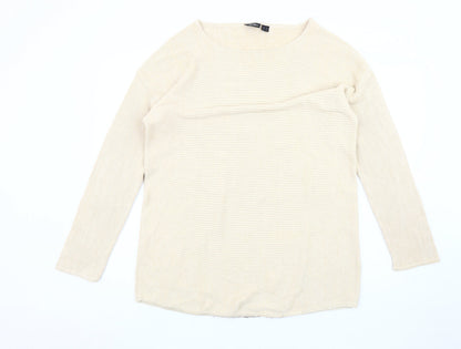 Esmara by Heidi Klum Women's Beige Pullover Jumper Size L