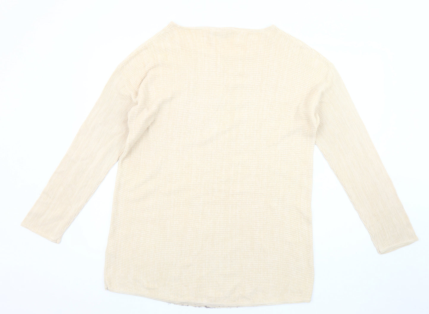Esmara by Heidi Klum Women's Beige Pullover Jumper Size L