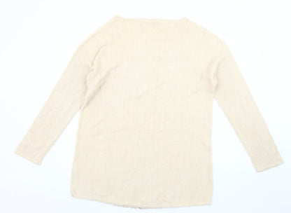 Esmara by Heidi Klum Women's Beige Pullover Jumper Size L