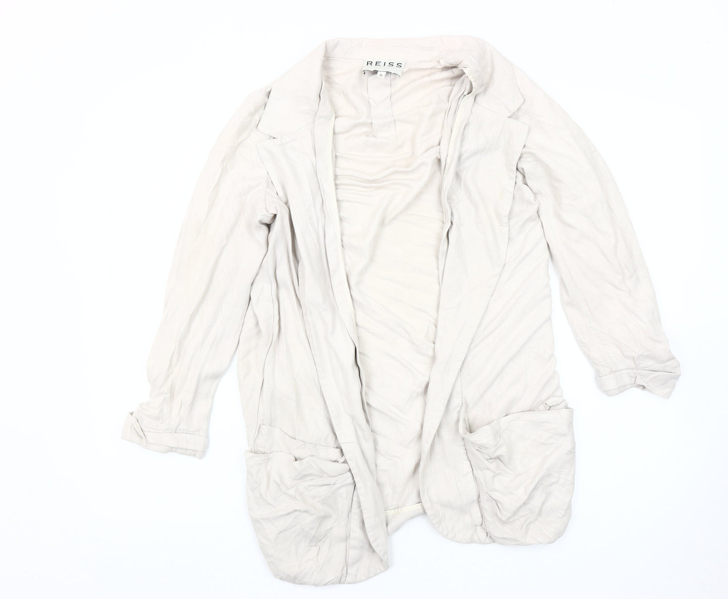 Reiss Women's Beige XS Blazer with Long Sleeves