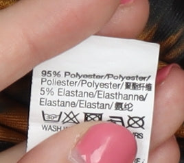 Missguided Women's Black Orange Tie Dye Midi Dress Size 8