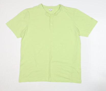 Mens UK Size L Cotton Traders Green  T-Shirt