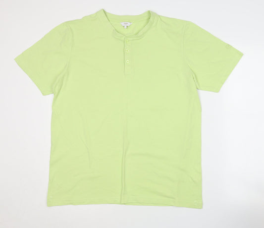 Mens UK Size L Cotton Traders Green  T-Shirt