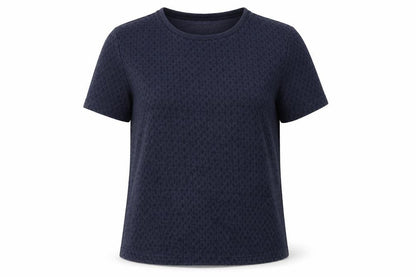 Womens UK Size M Jigsaw Blue Basic T-Shirt