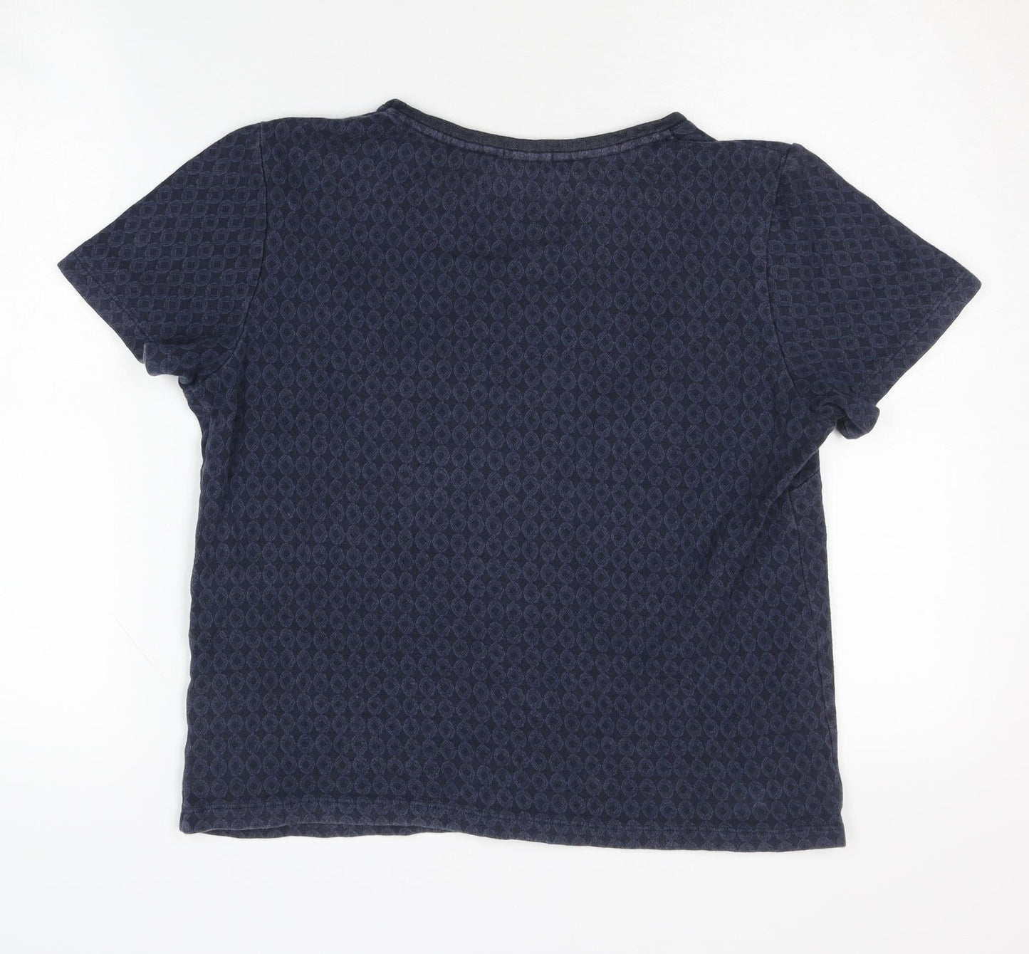 Womens UK Size M Jigsaw Blue Basic T-Shirt