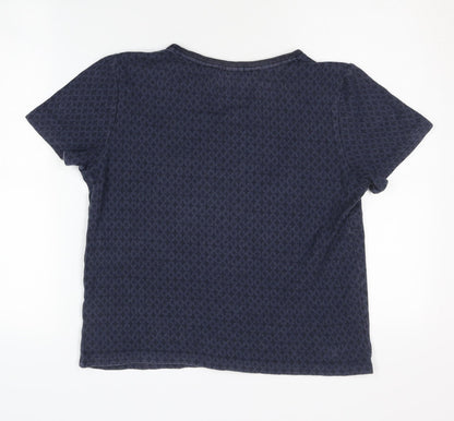 Womens UK Size M Jigsaw Blue Basic T-Shirt