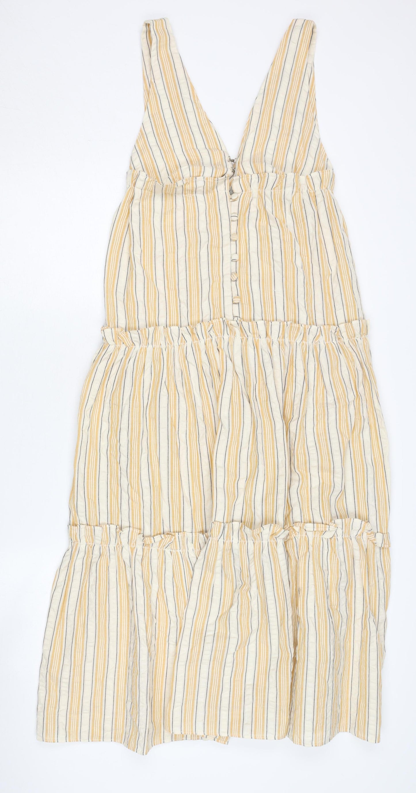ASOS Women's Multicoloured Striped Slip Dress