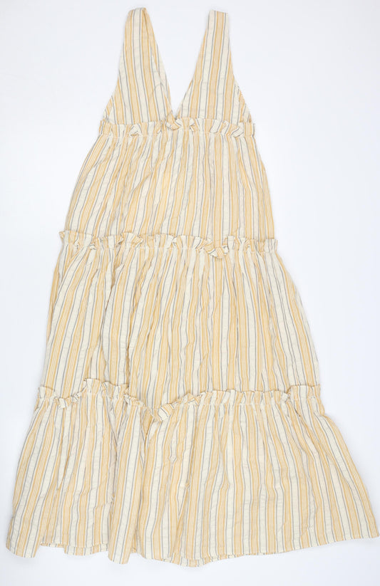 ASOS Women's Multicoloured Striped Slip Dress