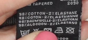 Firetrap Men's Blue Slim Tapered Jeans, 28 Waist, Distressed