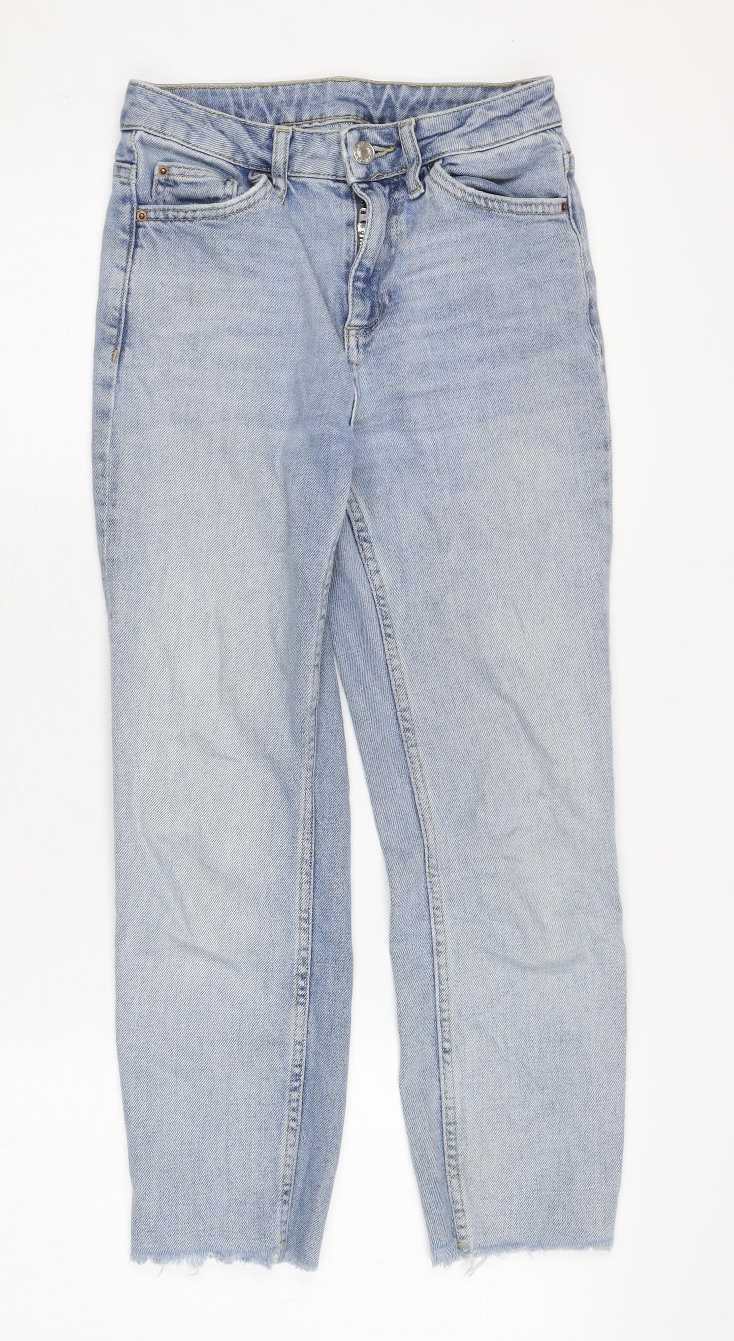 Topshop Women Blue Straight Jeans Size 8