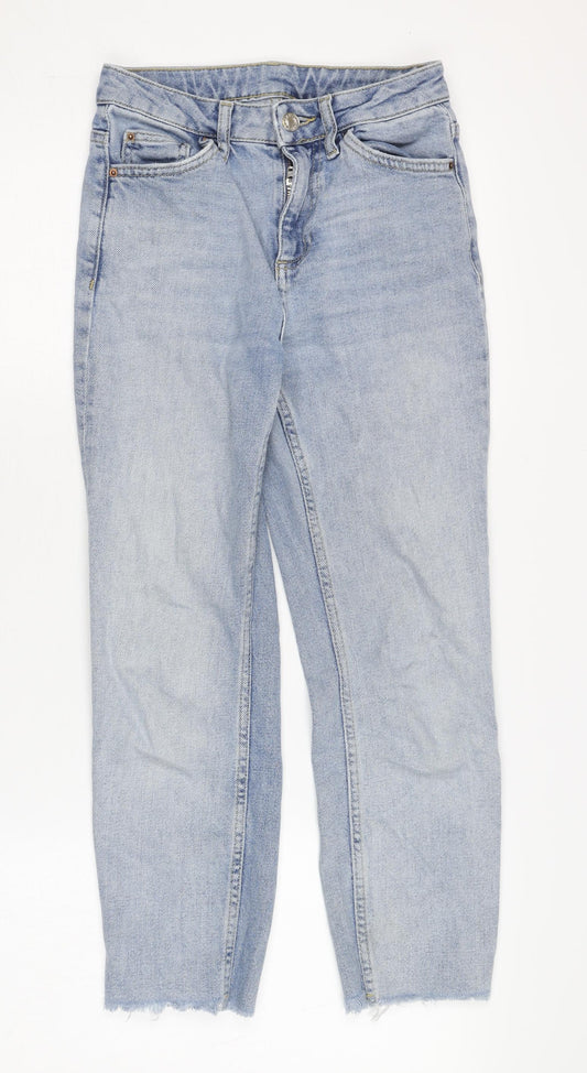 Topshop Women Blue Straight Jeans Size 8