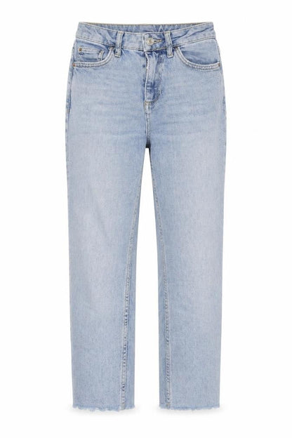 Womens UK Size 8 Topshop Regular Fit Straight Blue Jeans