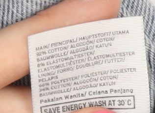 Topshop Women Blue Straight Jeans Size 8