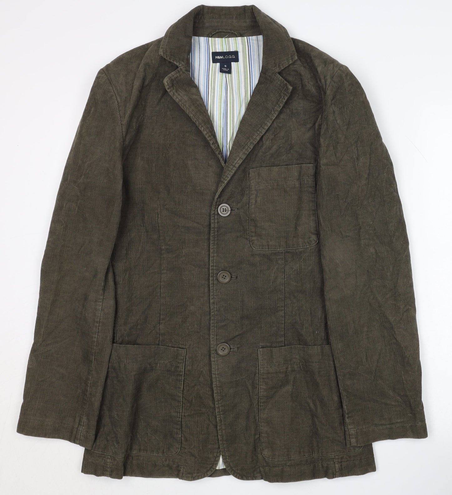 H&M Women's Brown Corduroy Sport Coat Size S