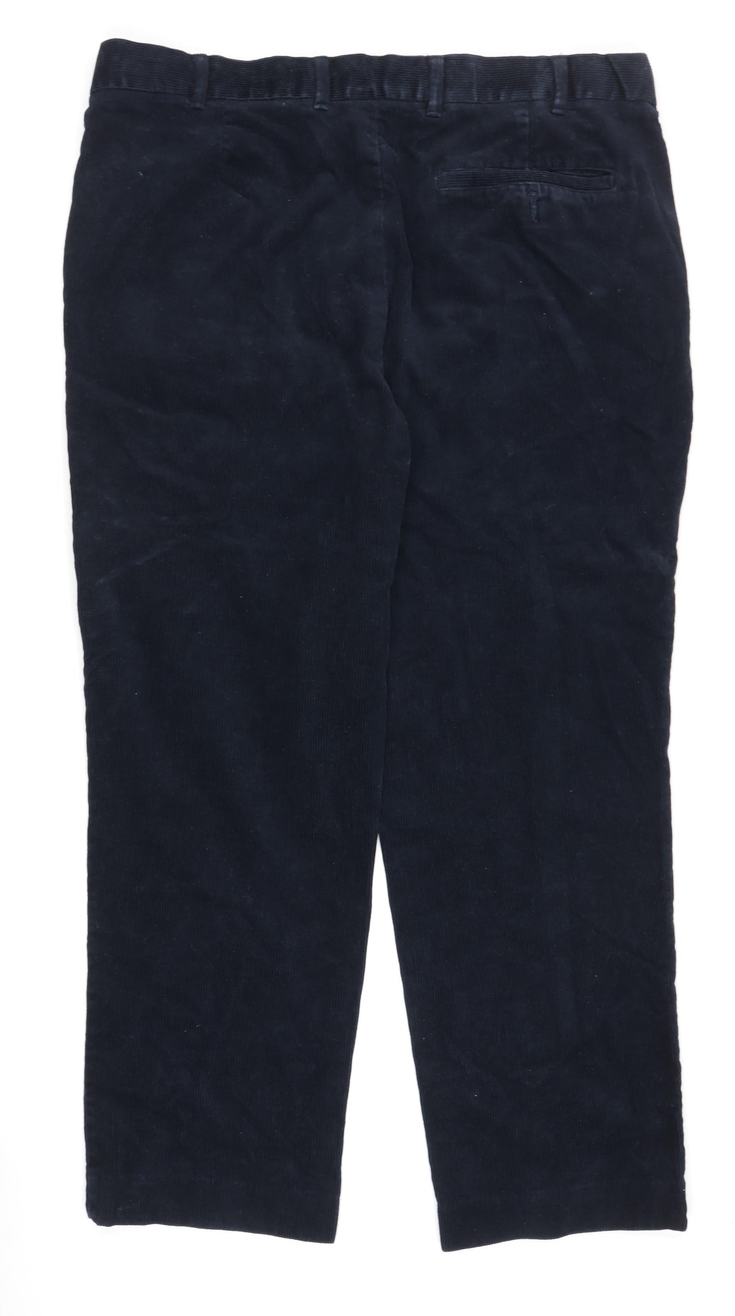 Marks and Spencer Men's Blue Corduroy Trousers 38