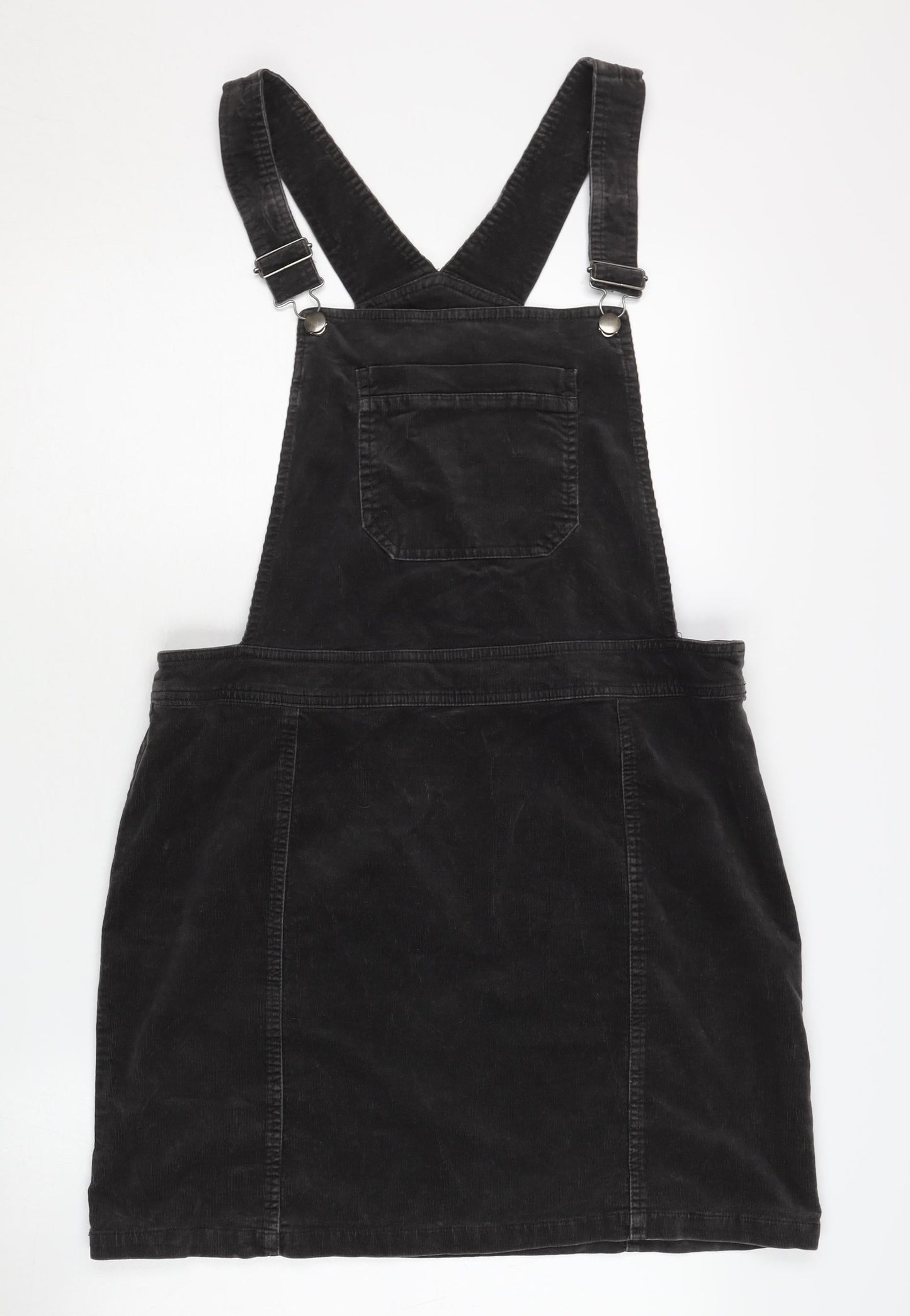Dorothy Perkins Black Corduroy Pinafore Dress