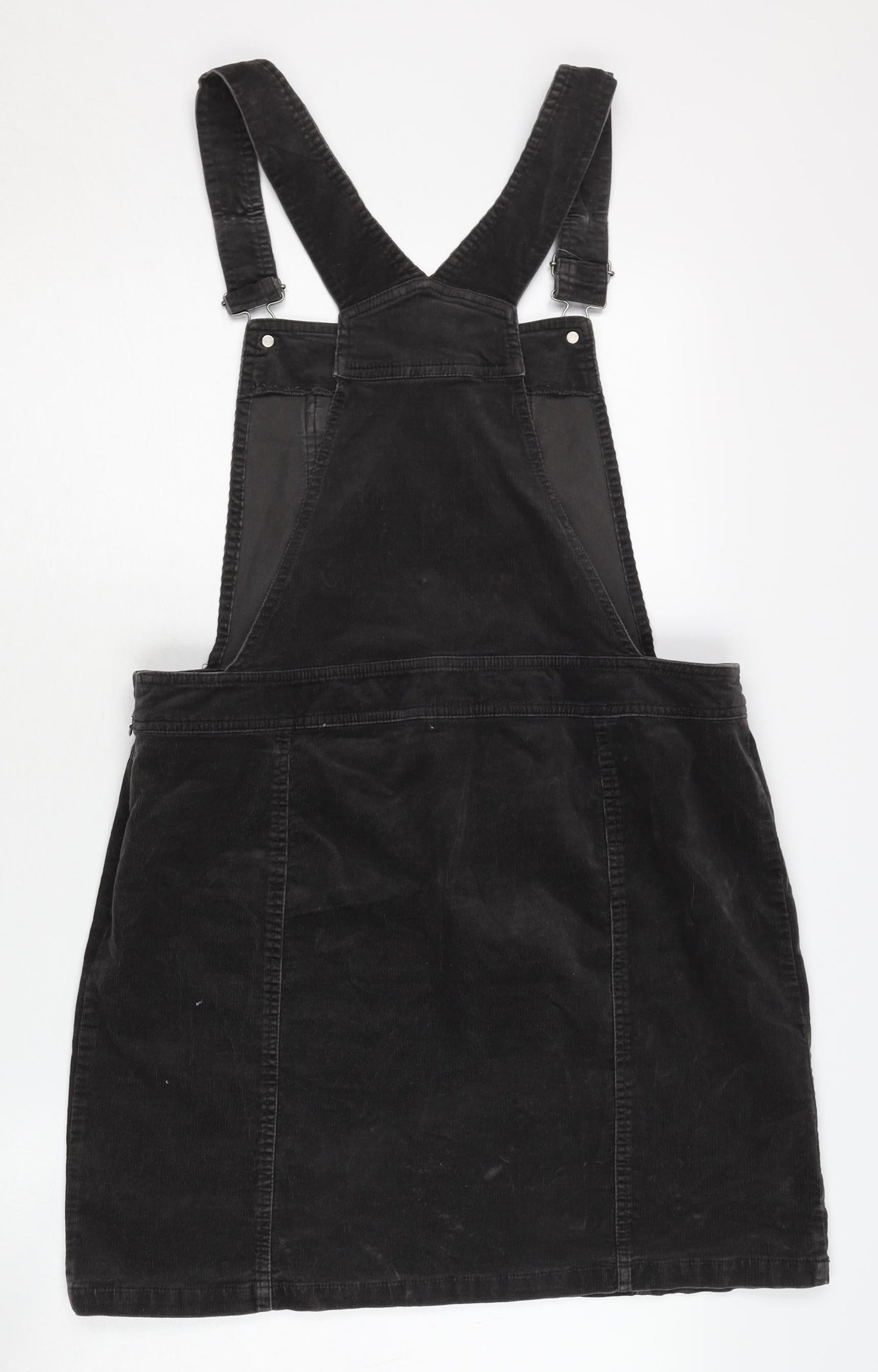 Dorothy Perkins Black Corduroy Pinafore Dress