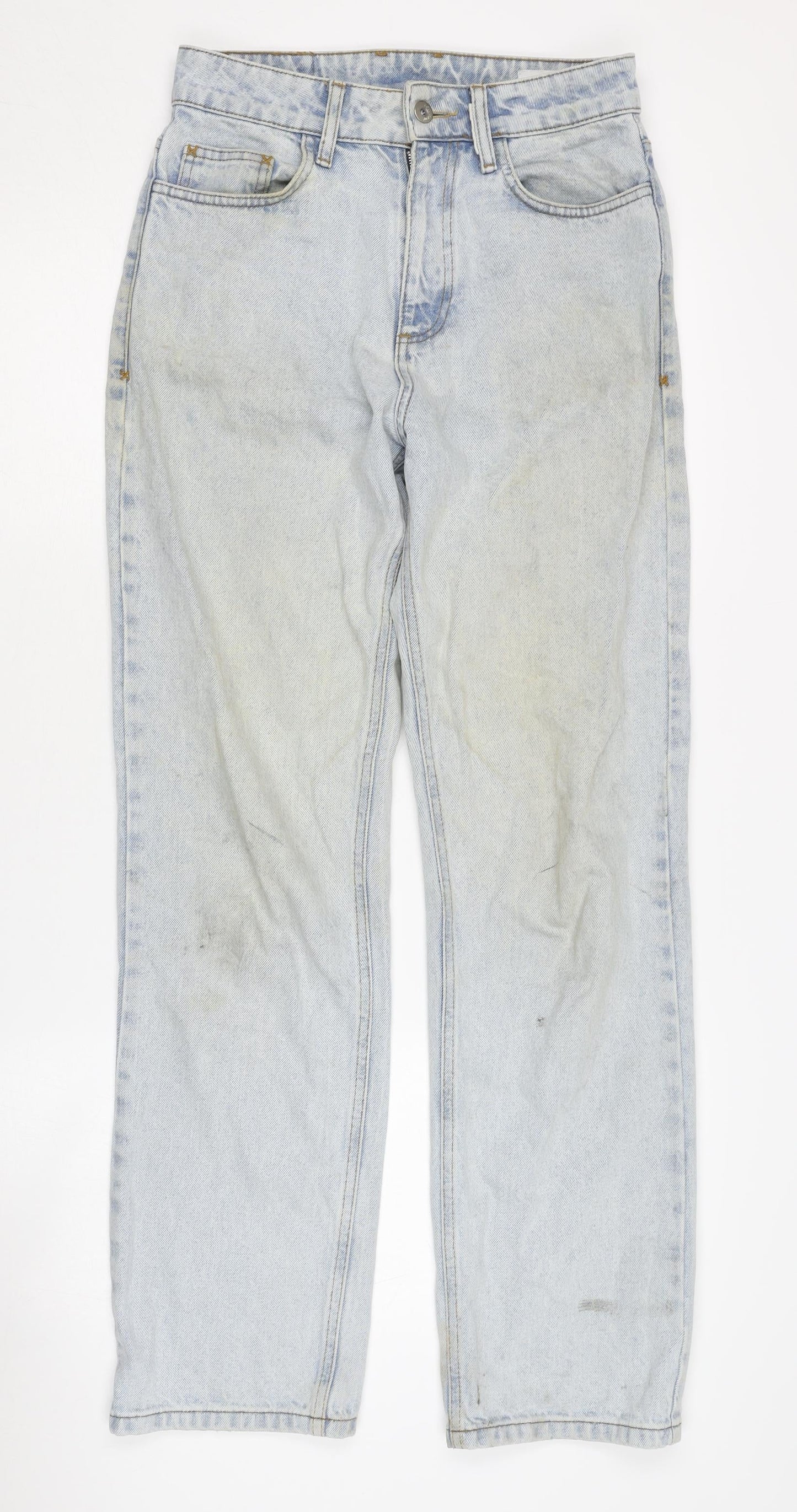 Collusion Women's Light Blue Straight Jeans, Size 10