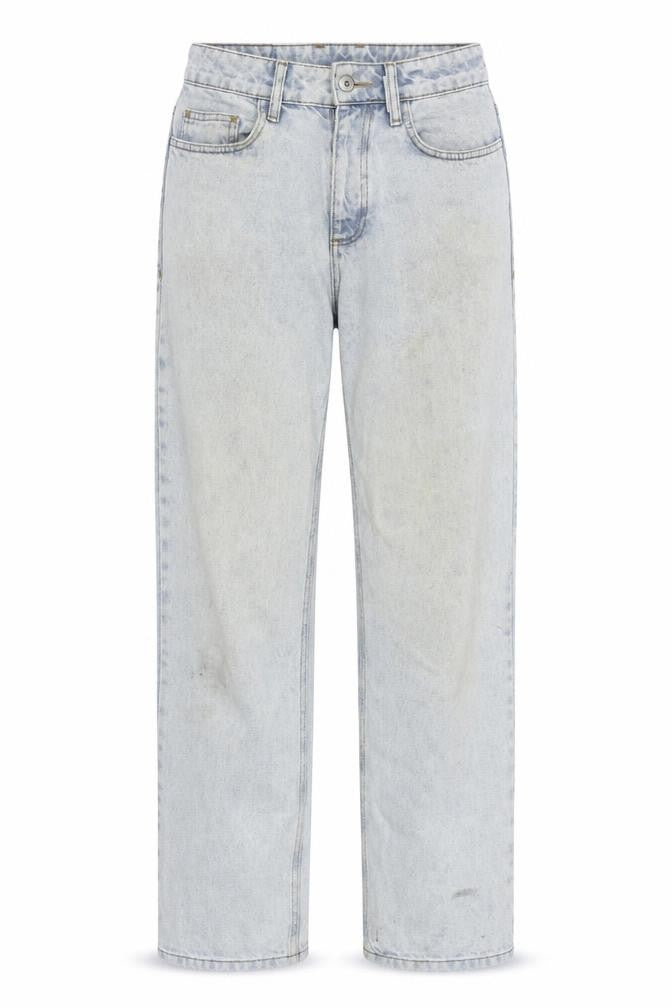 Womens UK Size 10 COLLUSION Regular Fit Straight Blue Jeans