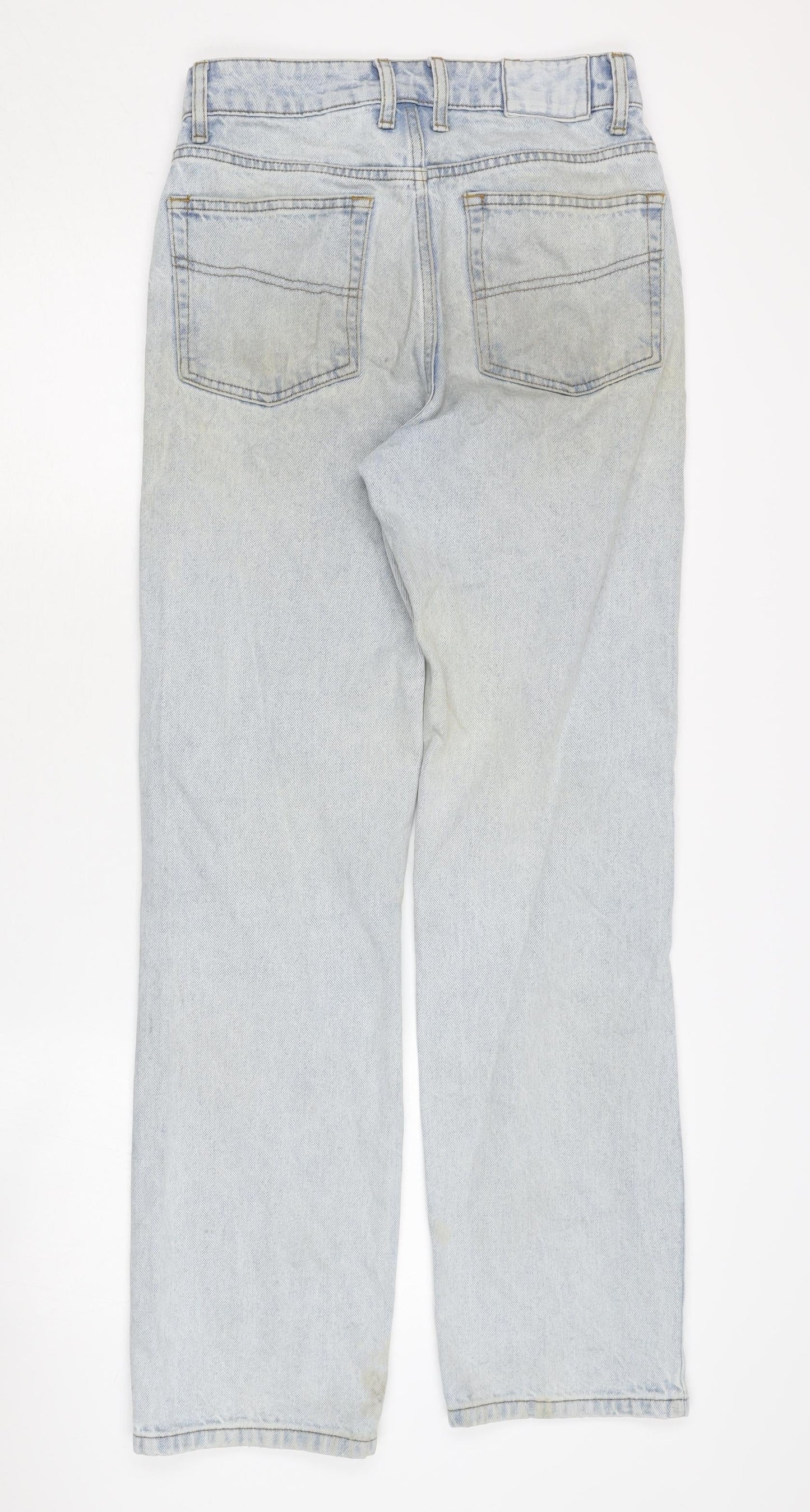 Collusion Women's Light Blue Straight Jeans, Size 10