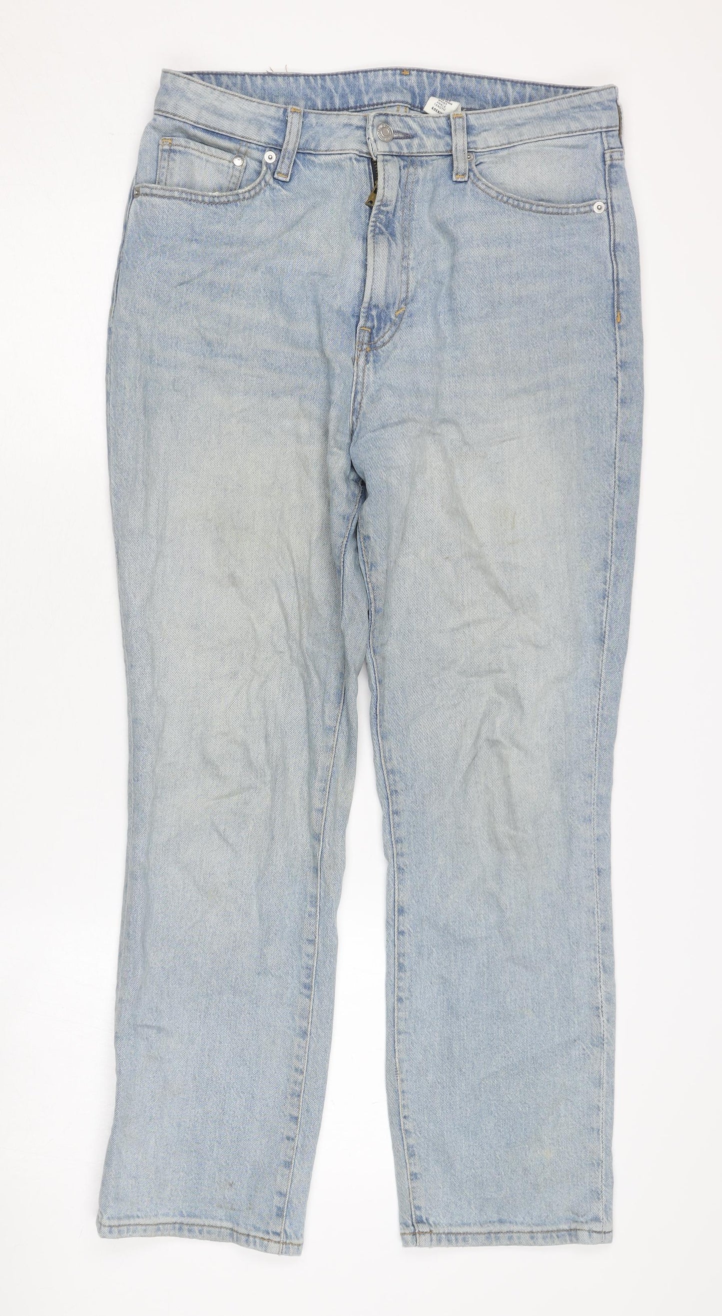 Womens UK Size 12 H&M  Straight Blue Jeans